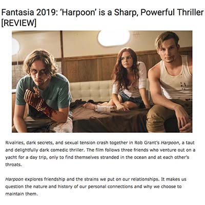 Fantasia 2019: ‘Harpoon’ is a Sharp, Powerful Thriller [REVIEW]